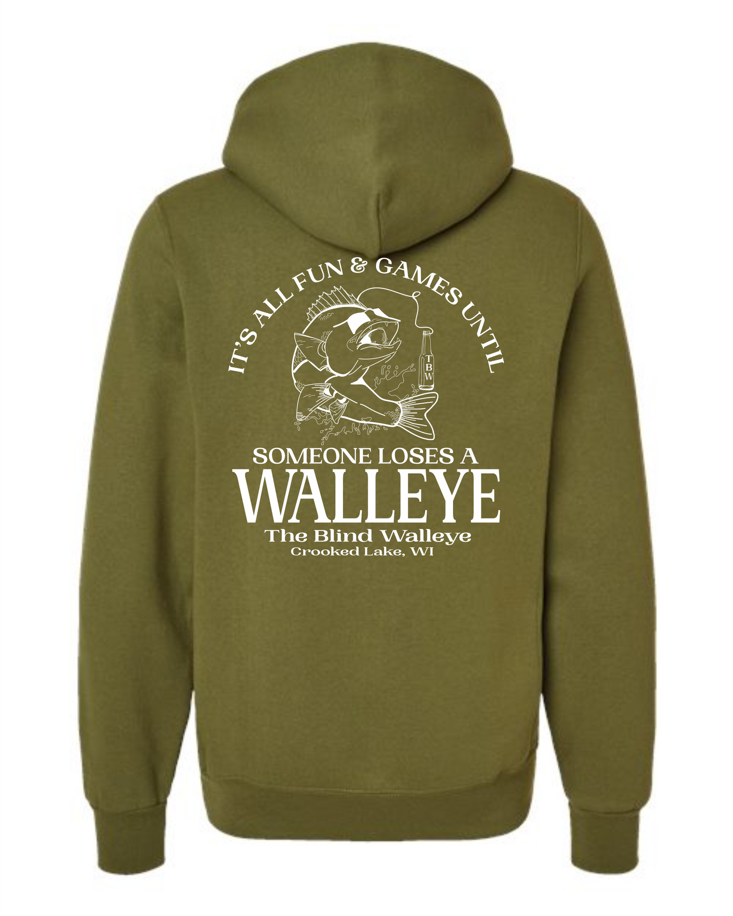 Blind Walleye "Lose Walleye" Hooded Sweatshirt