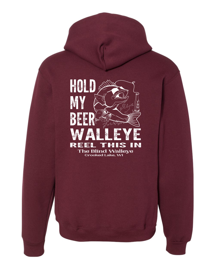 Blind Walleye "Walleye Reel In" Hooded Sweatshirt