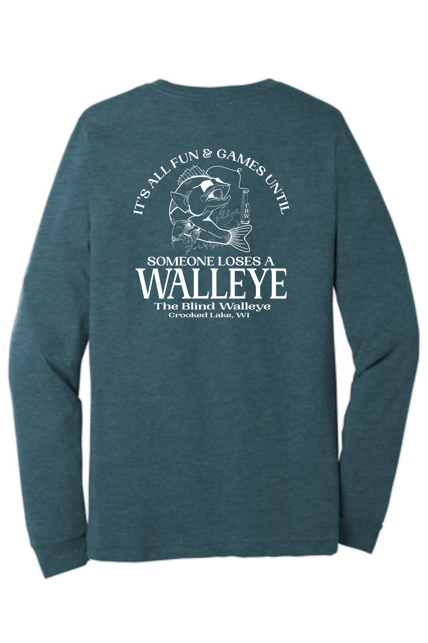 Blind Walleye Unisex Long Sleeve T-Shirt