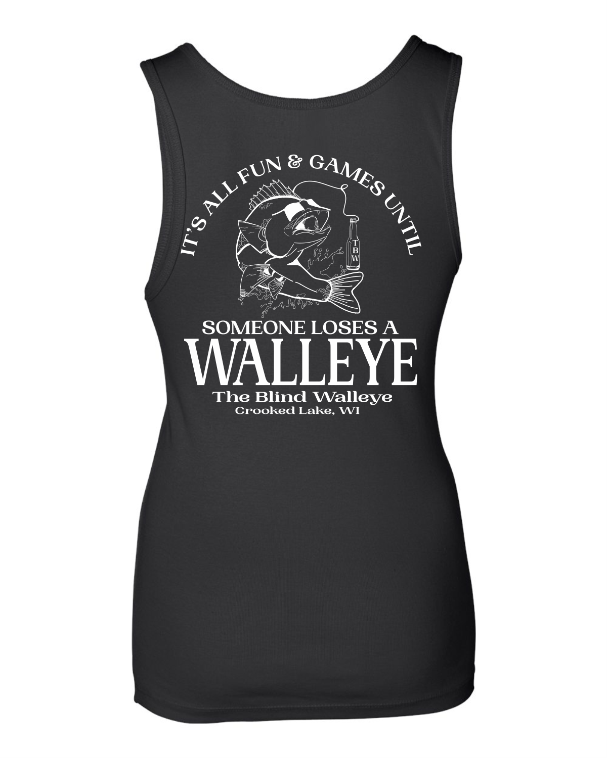 Blind Walleye Ladies Tank Top