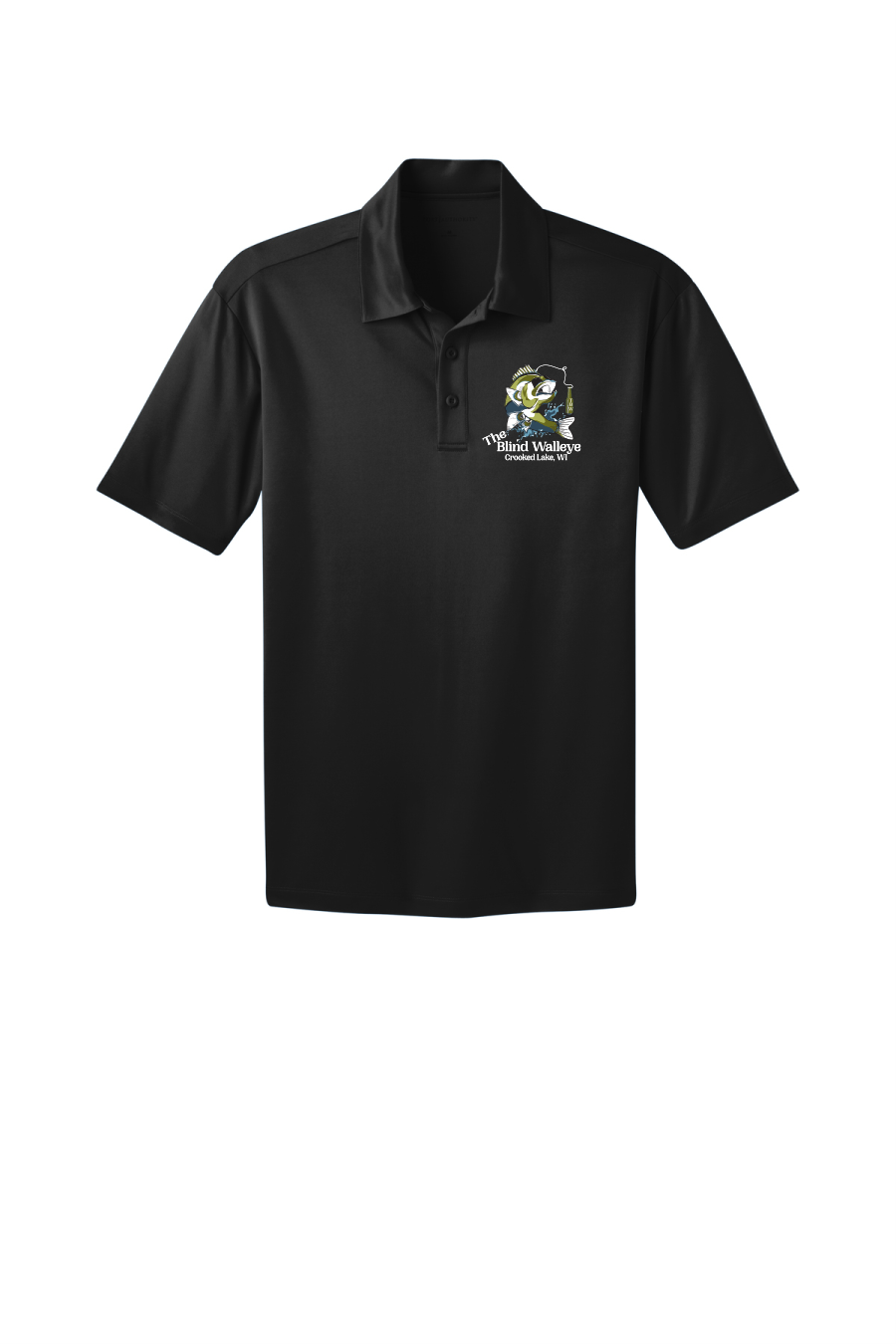 Blind Walleye Mens Silk Touch Polo
