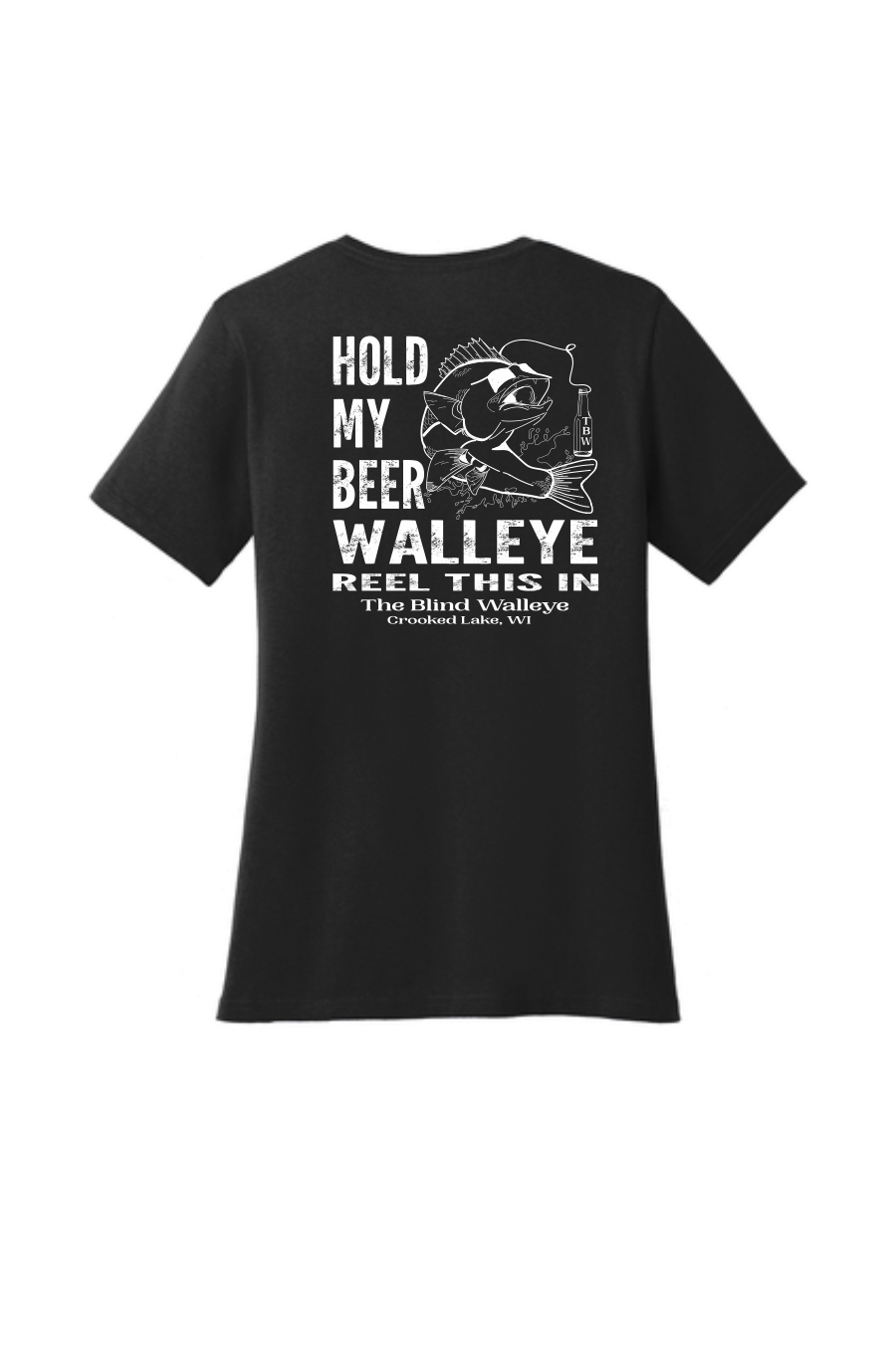 Blind Walleye Ladies V-Neck Tee 2025