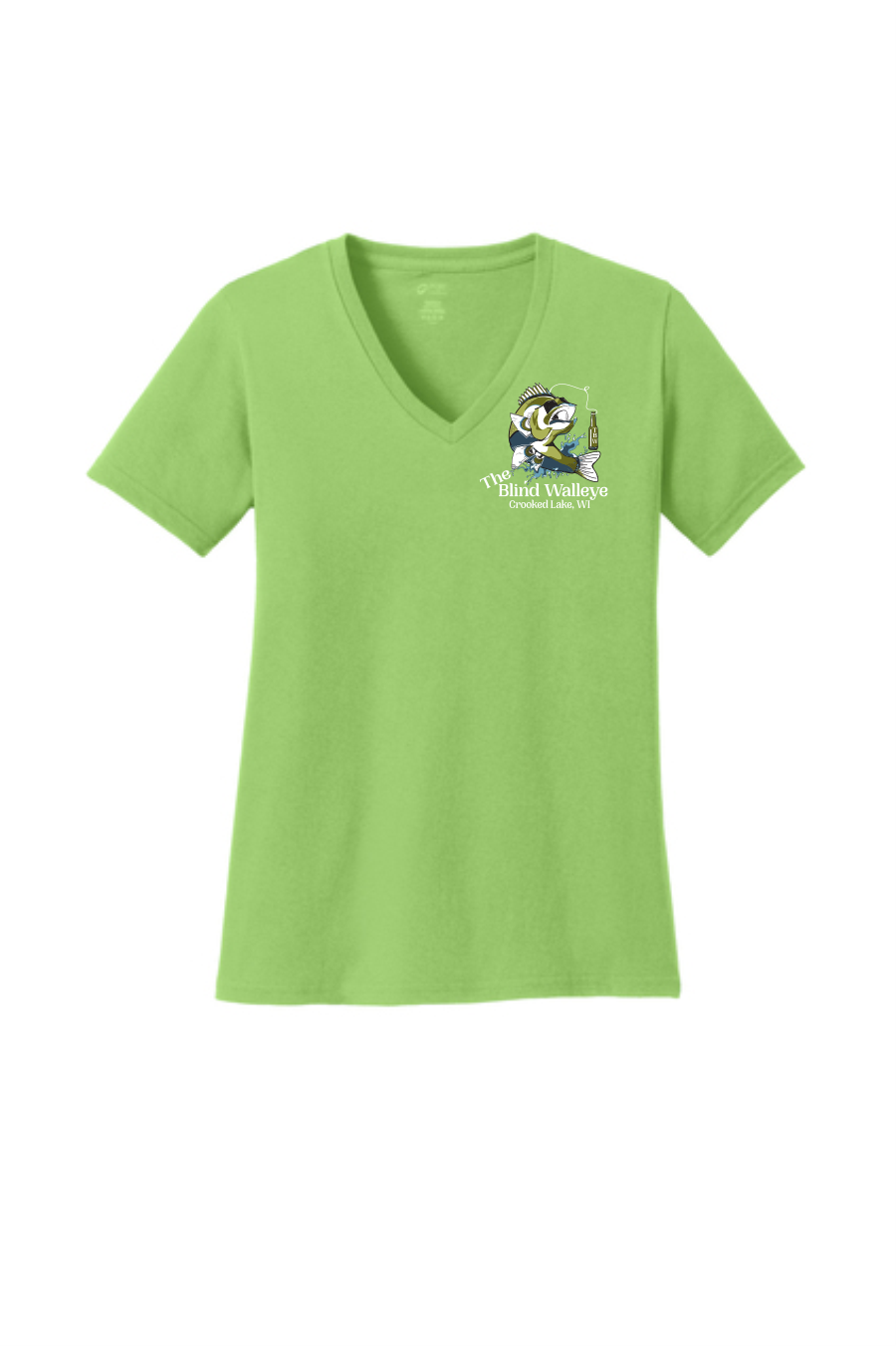 Blind Walleye Ladies V-Neck Tee 2025