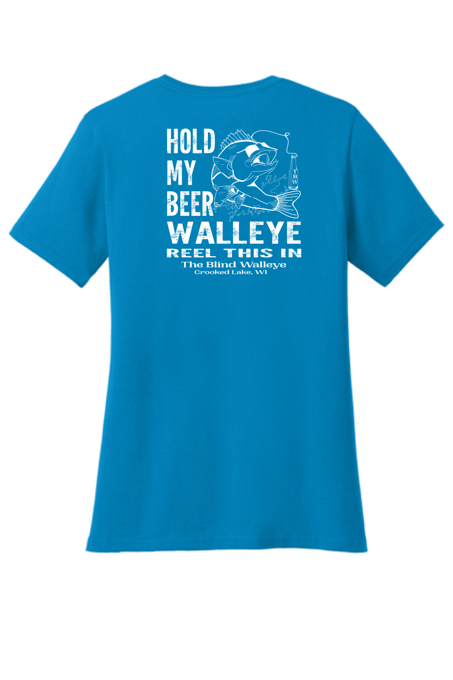 Blind Walleye Ladies V-Neck Tee 2025