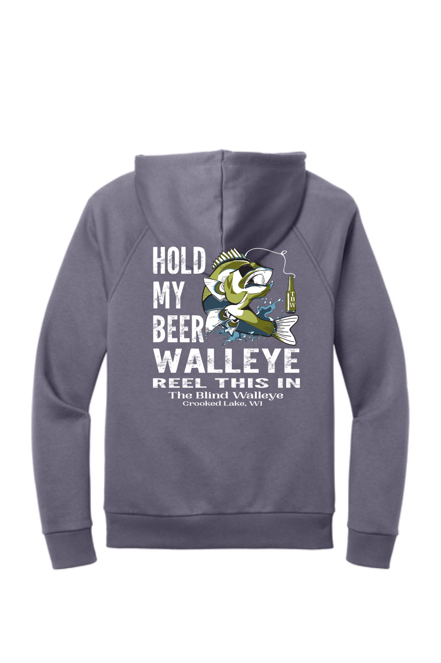 Blind Walleye "Reel In" Full Color Hooded Sweatshirt 2025