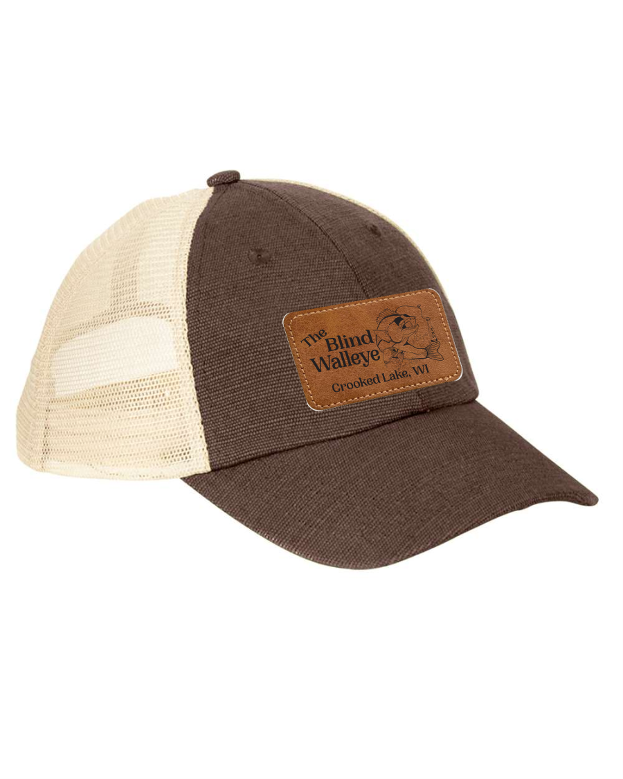 Blind Walleye Patch Hats