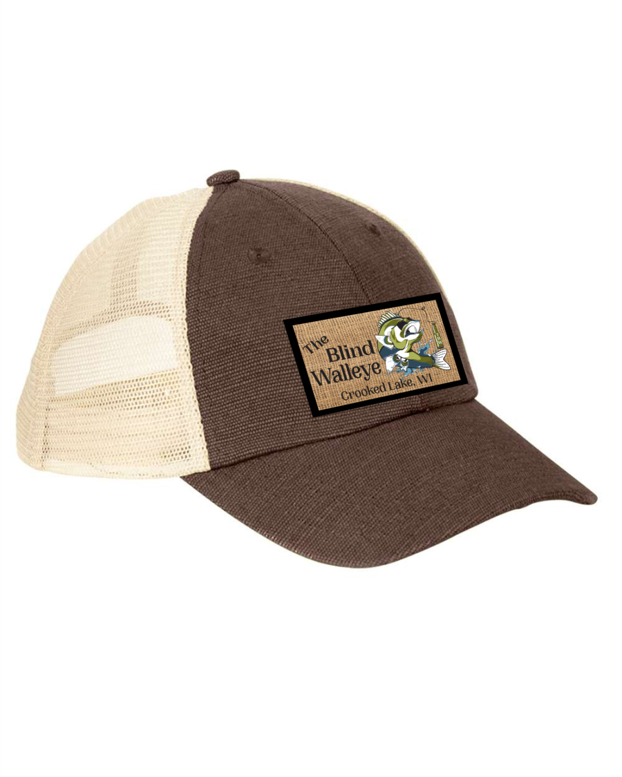 Blind Walleye Patch Hats