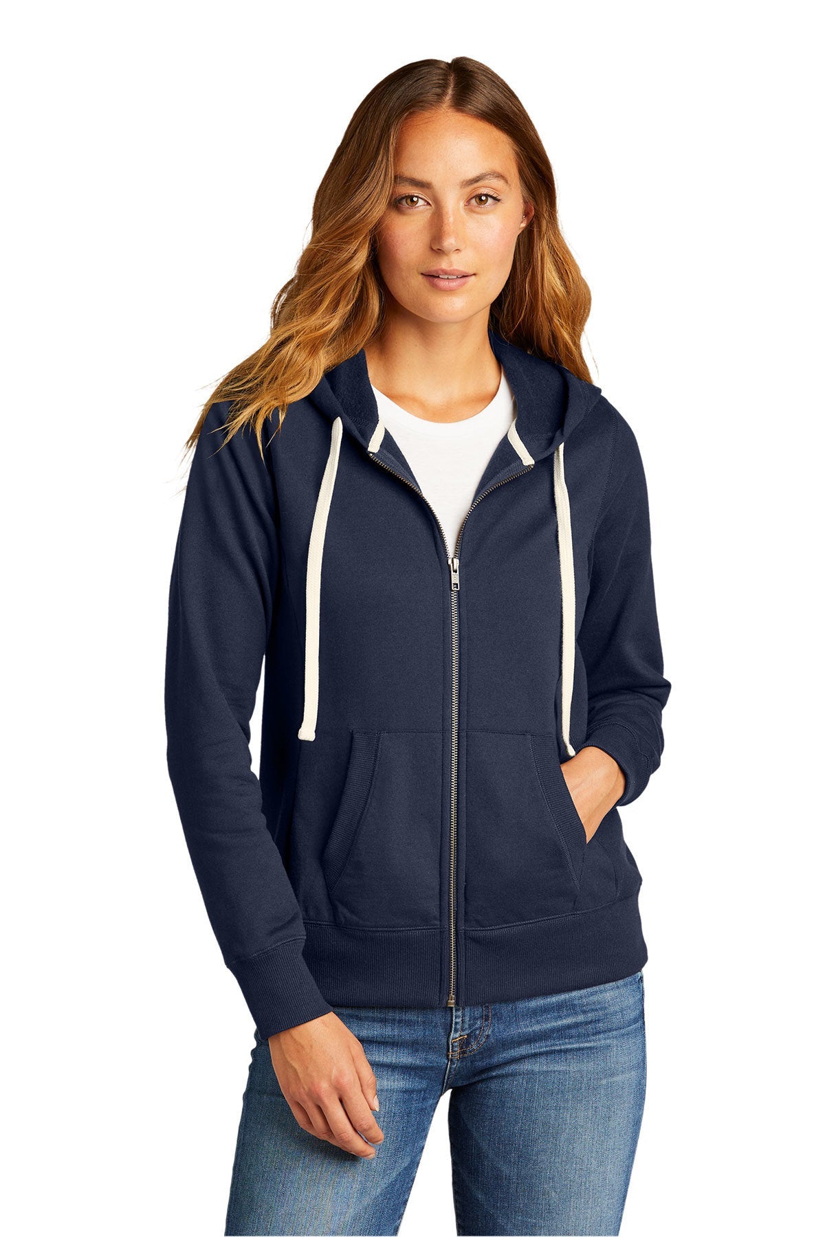 Richards Ladies Full Zip Hooded Sweatshirt with FULL BACK Printing