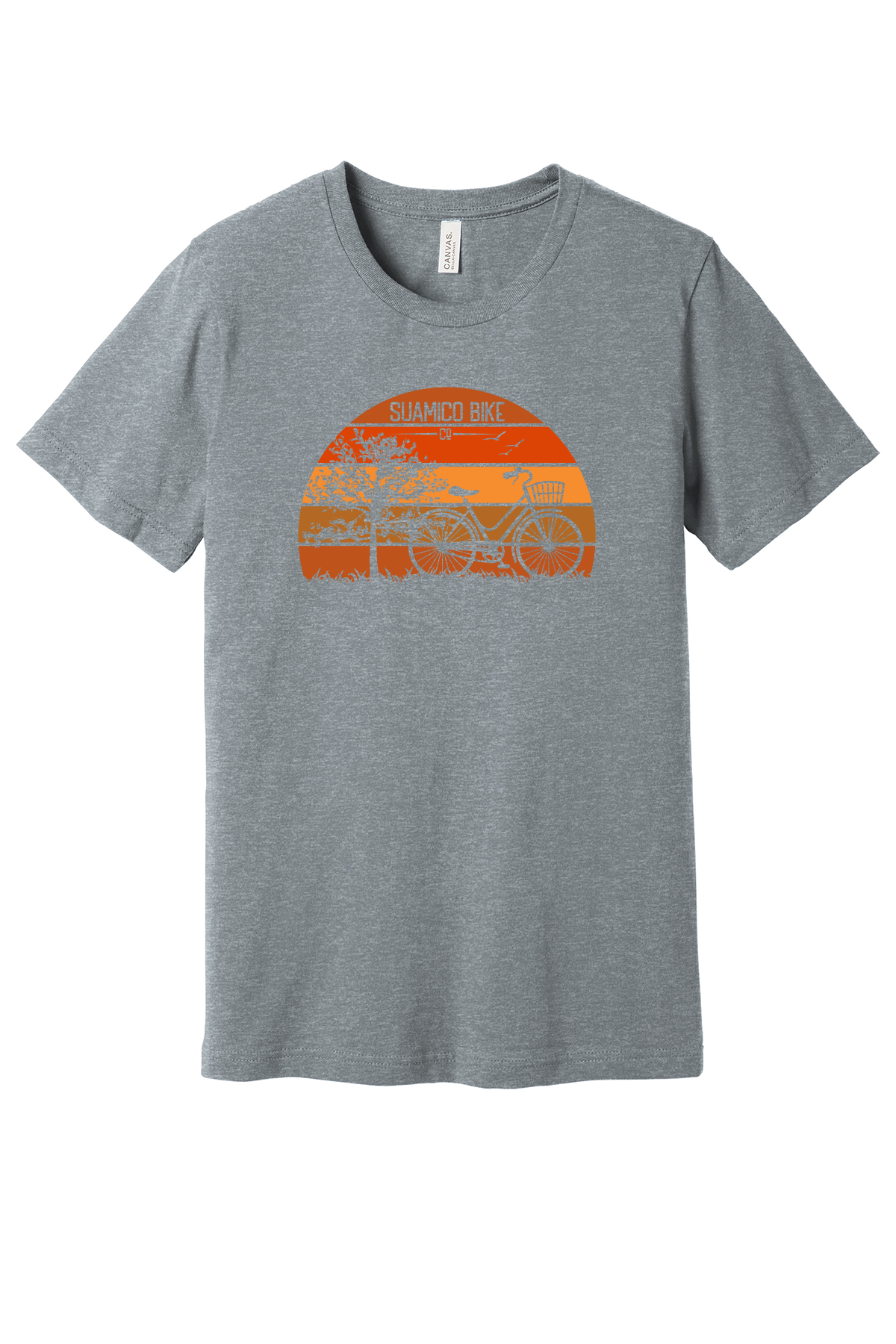 Suamico Bike Full Color Sunset T-Shirt