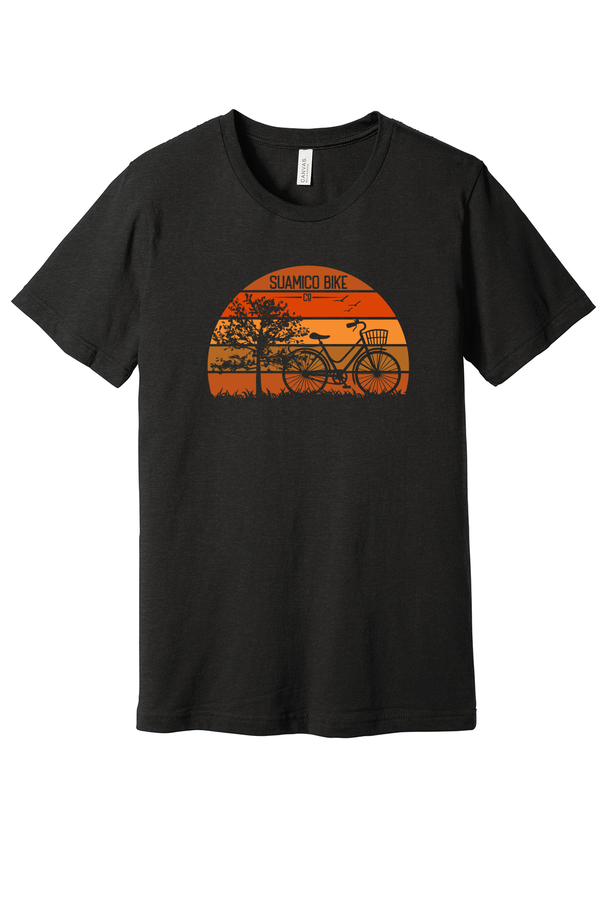 Suamico Bike Full Color Sunset T-Shirt