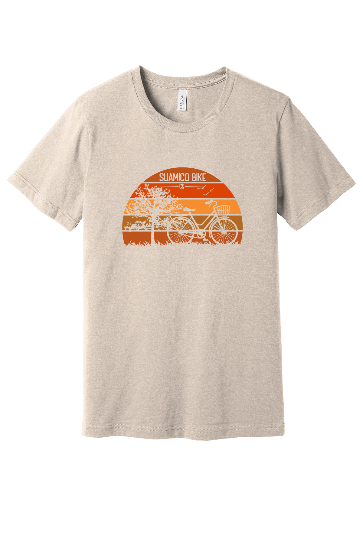 Suamico Bike Full Color Sunset T-Shirt