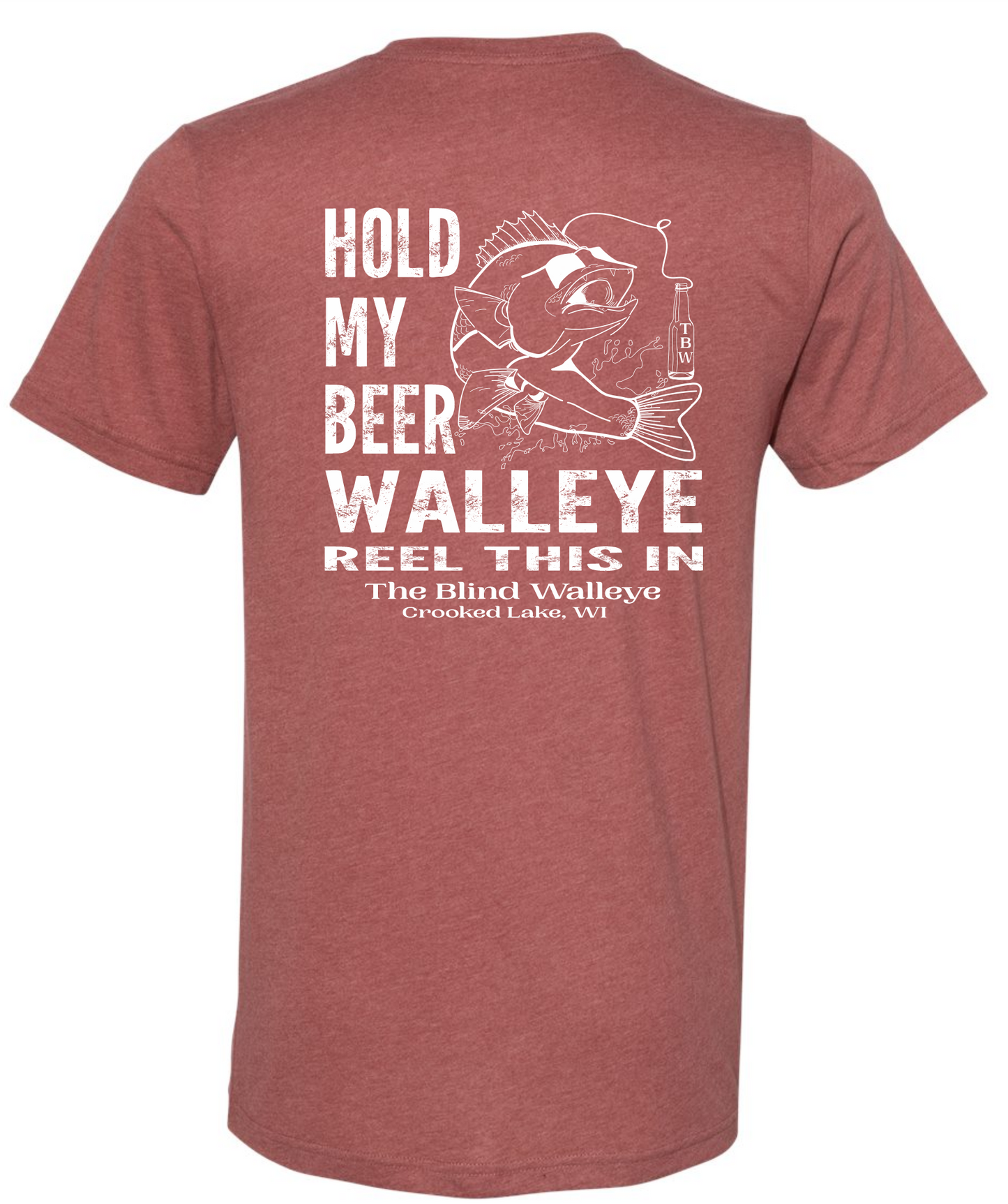 Blind Walleye Real In T-Shirt