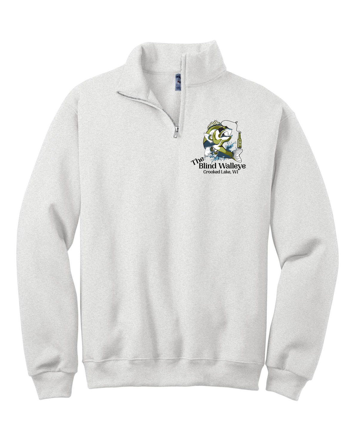 Blind Walleye 1/4 Zip Sweatshirt