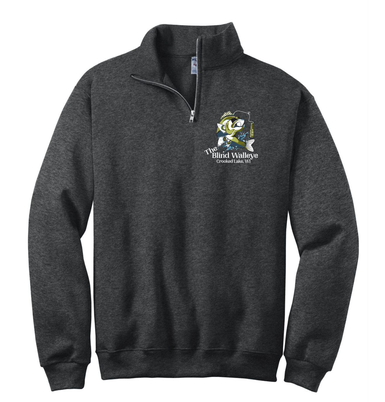 Blind Walleye 1/4 Zip Sweatshirt