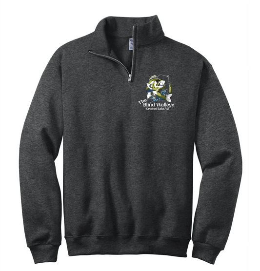 Blind Walleye 1/4 Zip Sweatshirt