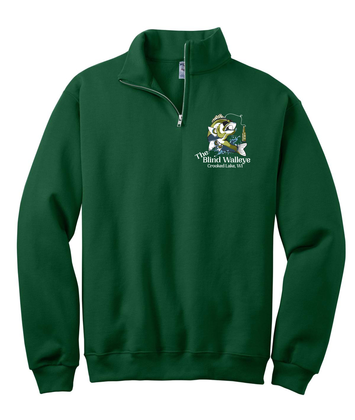 Blind Walleye 1/4 Zip Sweatshirt