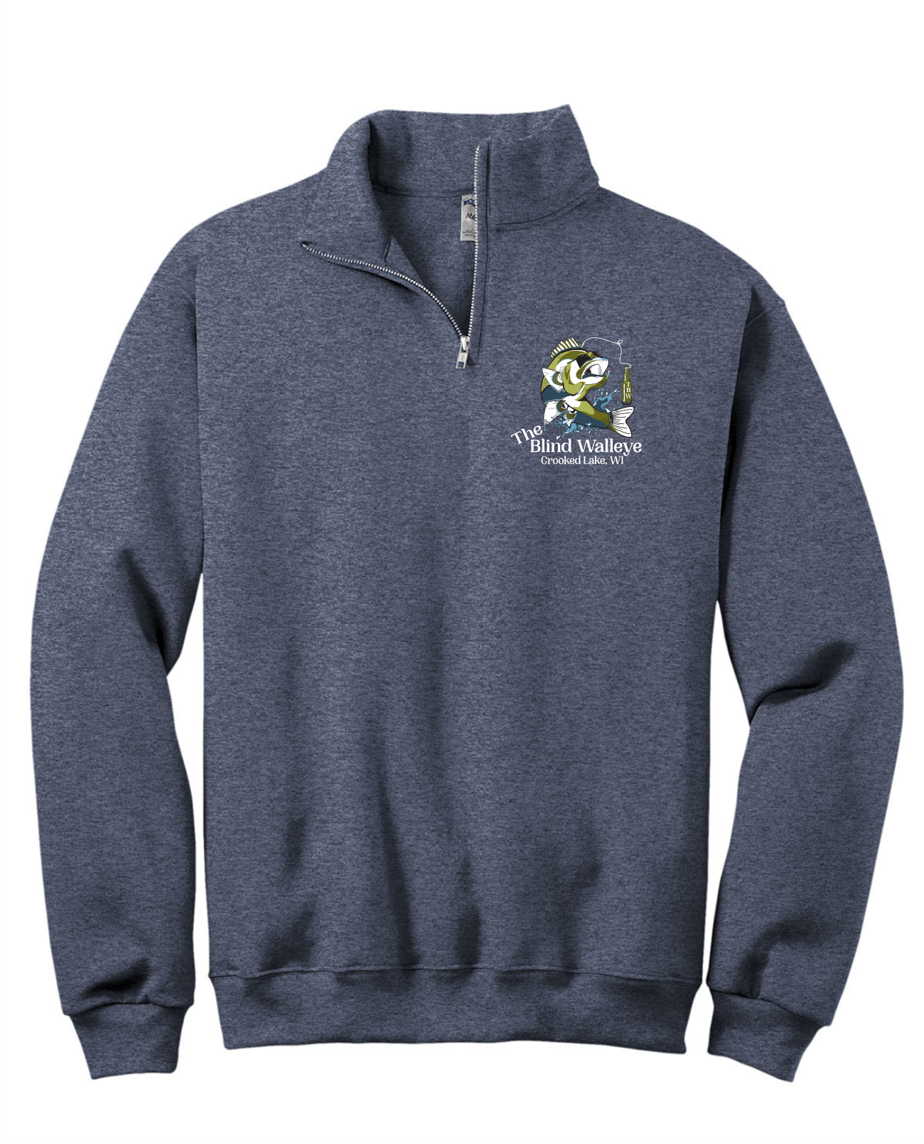 Blind Walleye 1/4 Zip Sweatshirt