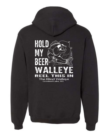 Blind Walleye Full Zip Hooded Sweatshirt