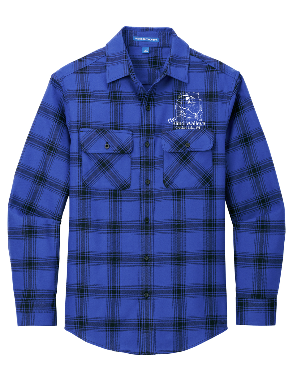 Blind Walleye Plaid Flannel - Mens