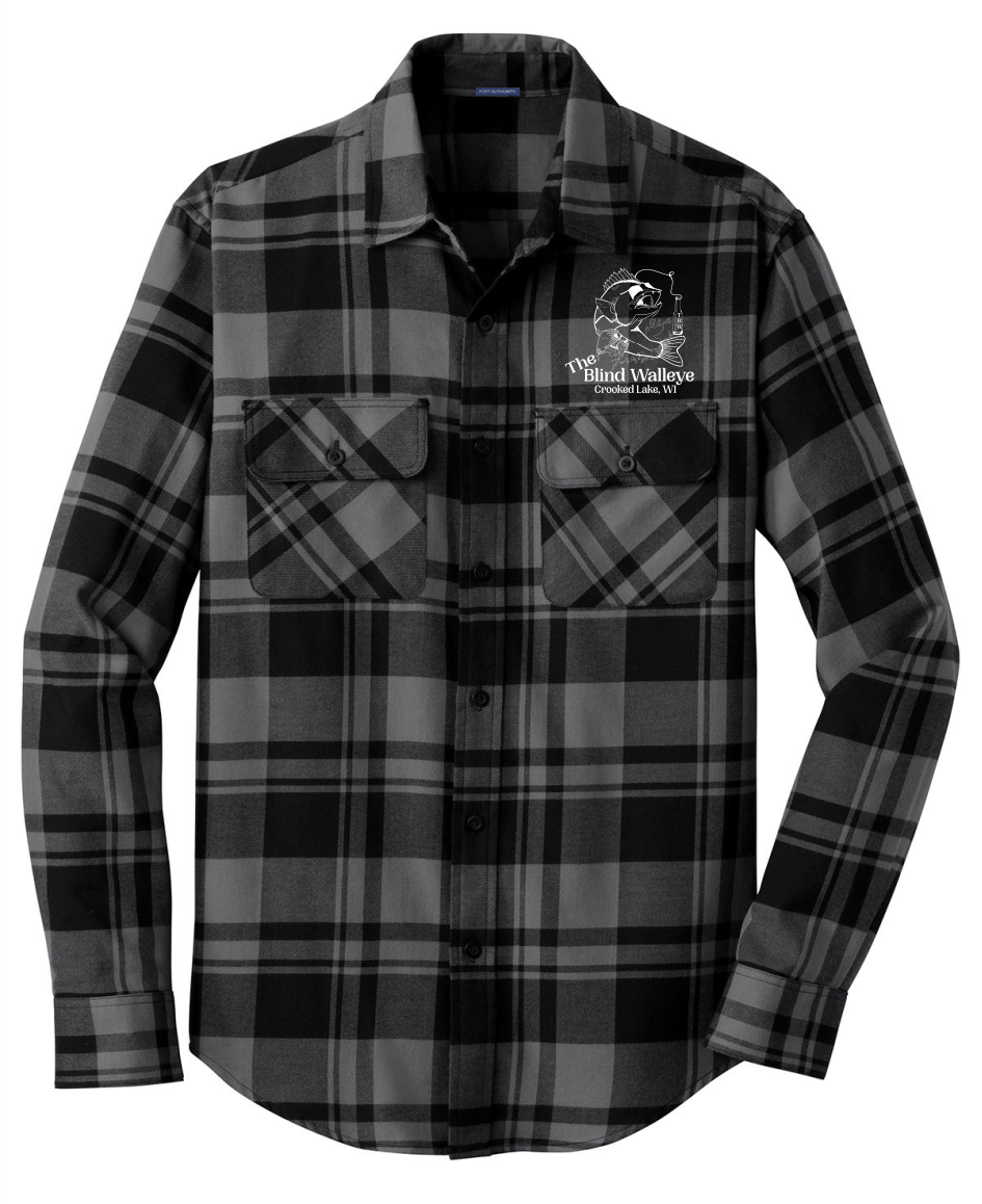 Blind Walleye Plaid Flannel - Mens