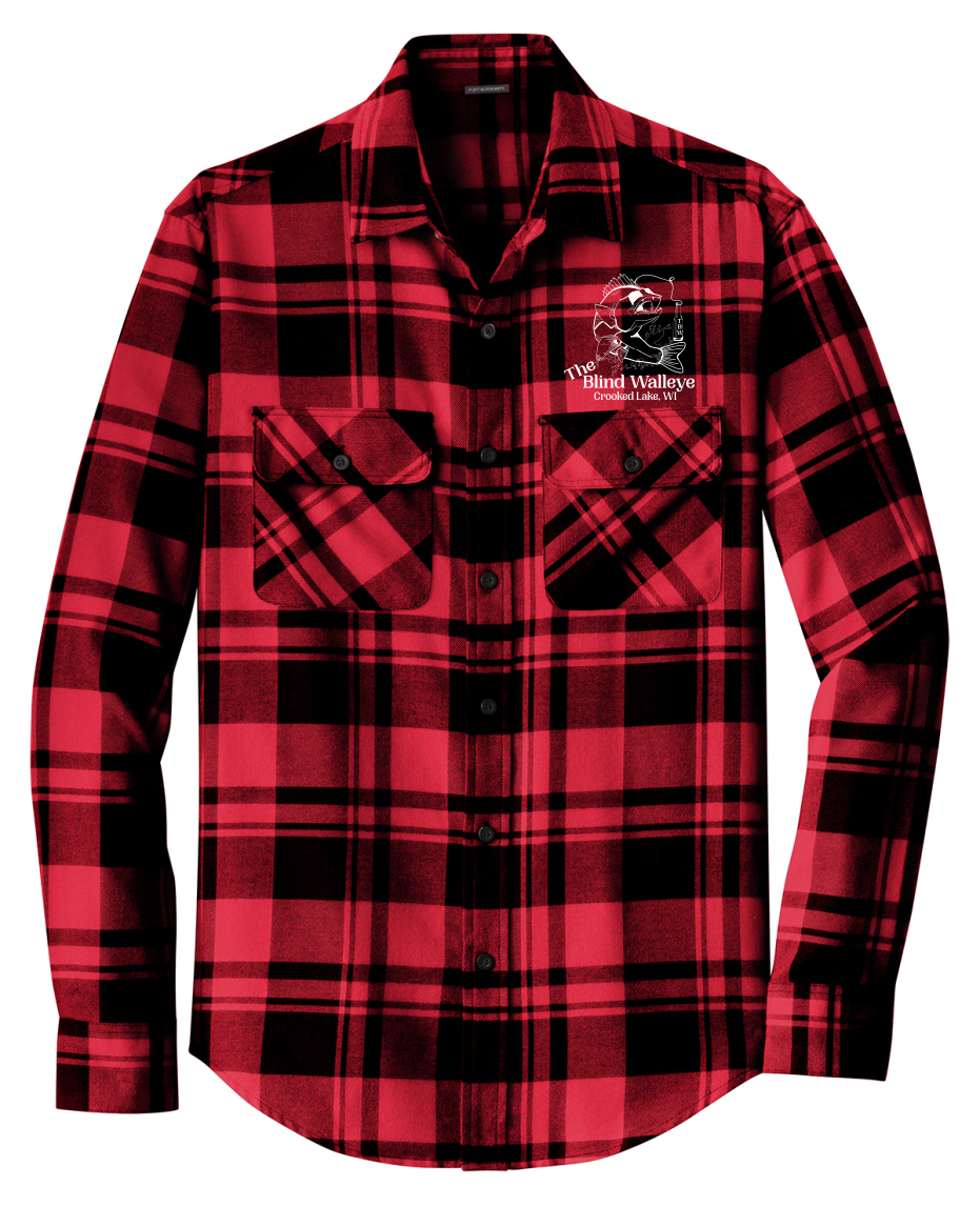 Blind Walleye Plaid Flannel - Mens