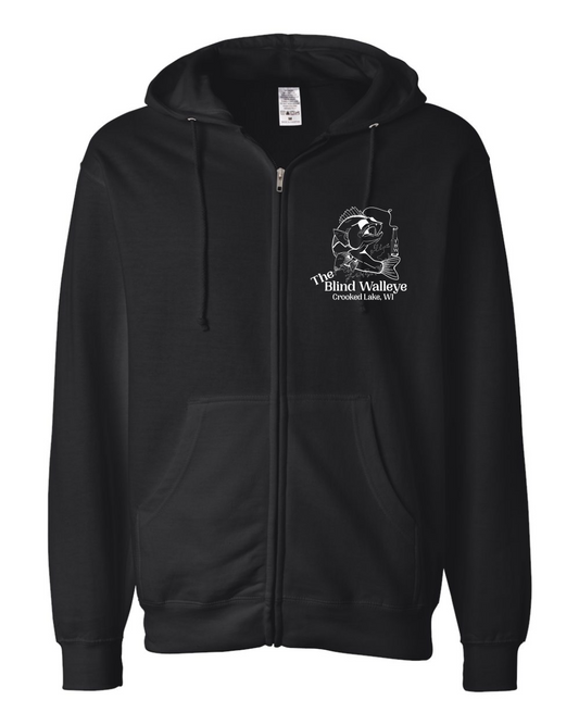 Blind Walleye Full Zip Hooded Sweatshirt