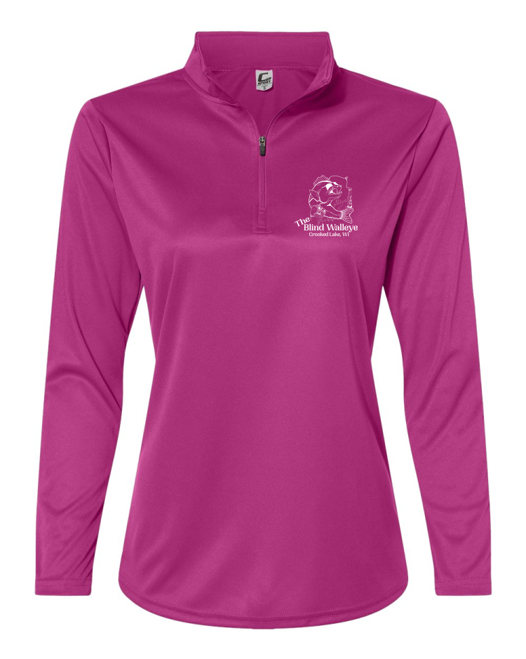 Blind Walleye Ladies PosiCharge 1/4 Zip Pullover