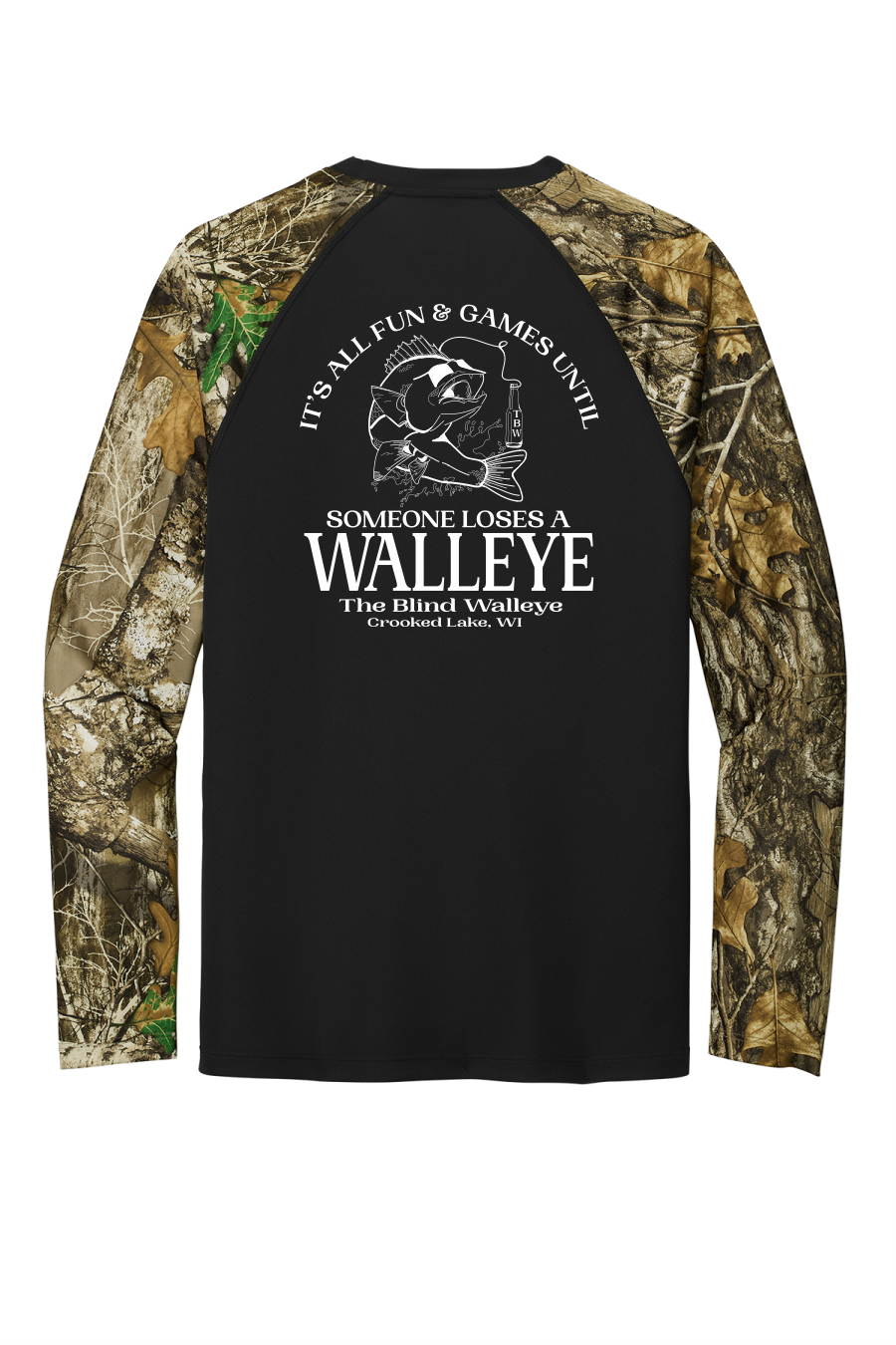 Blind Walleye Realtree® Colorblock Performance Long Sleeve Tee