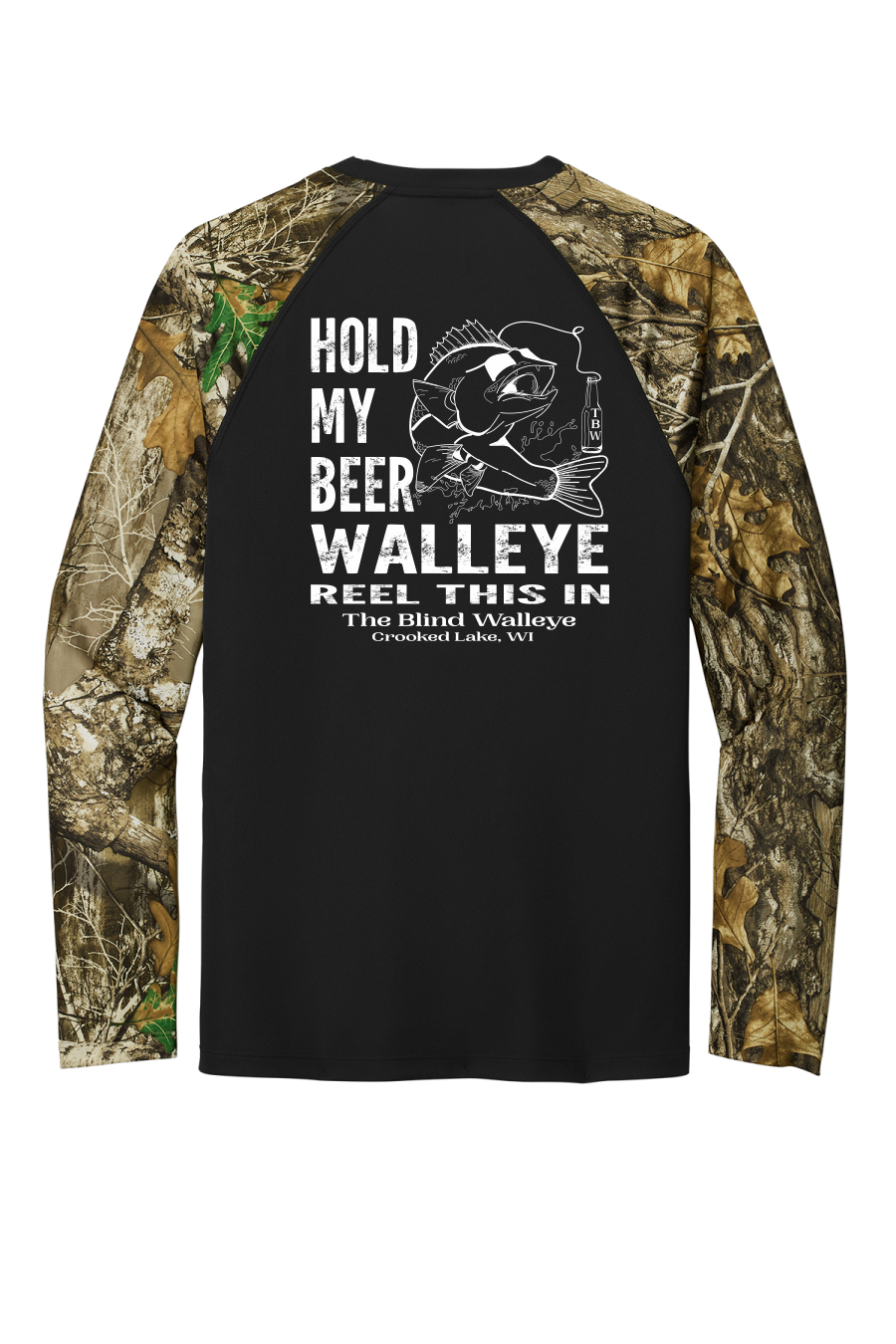 Blind Walleye Realtree® Colorblock Performance Long Sleeve Tee