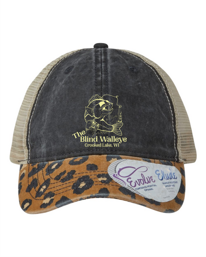 Blind Walleye Ladies Unstructured Baseball Hat