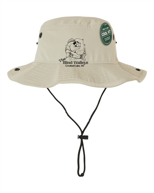 Blind Walleye Fishing Bucket Hat Embroidered