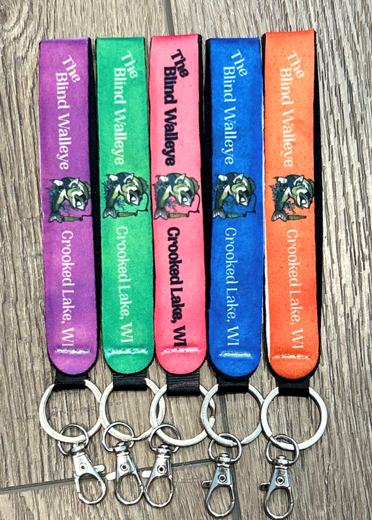 Blind Walleye Wrist Key Fobs