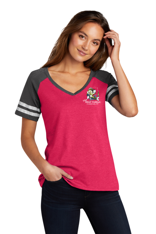 Blind Walleye Ladies Relaxed ColorBlock Tee