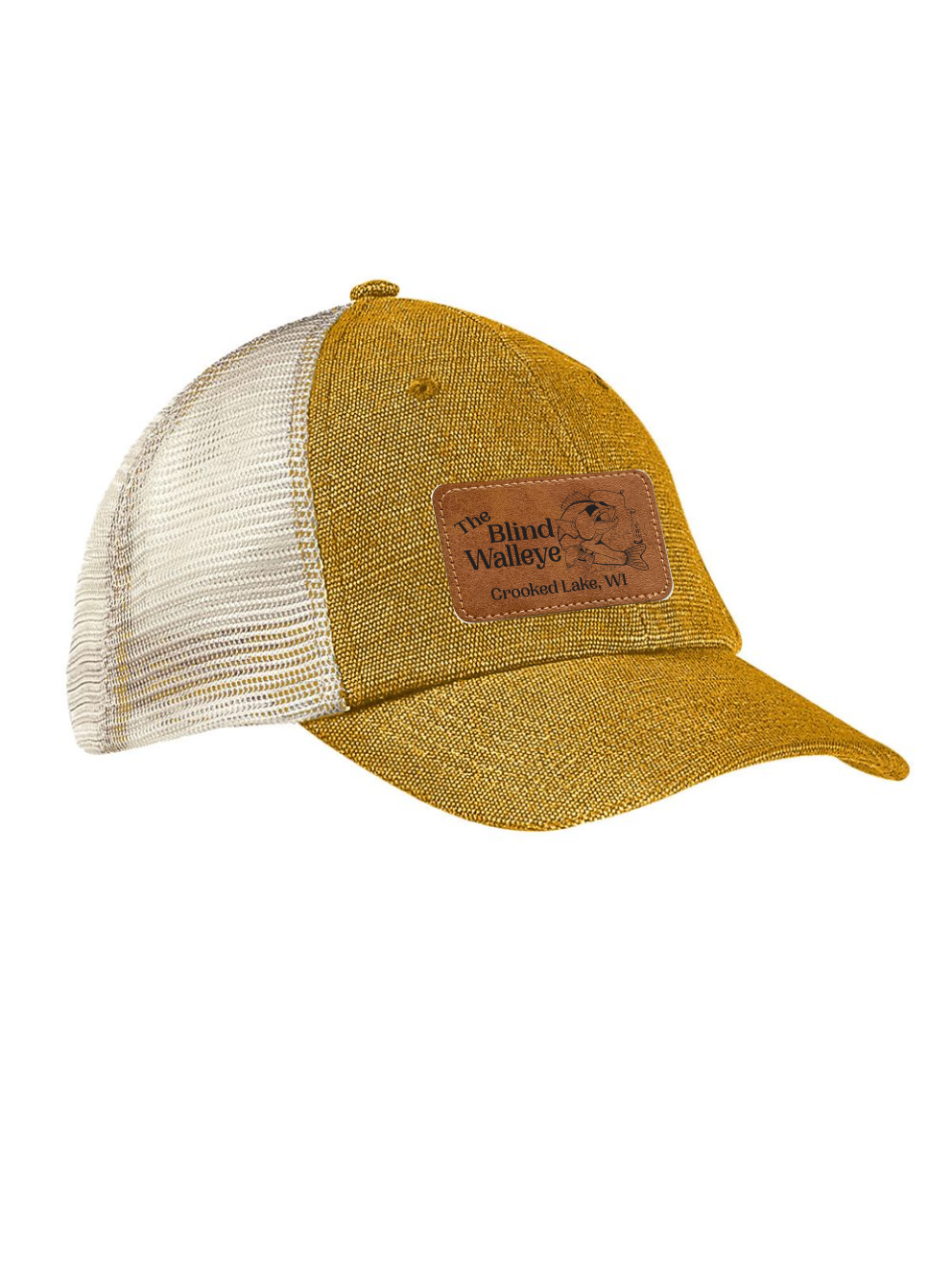 Blind Walleye Patch Hats
