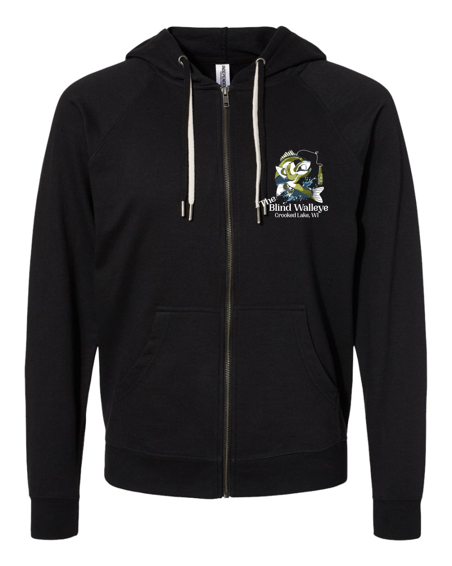 Blind Walleye Full Zip Sweatshirt (Lightweight)