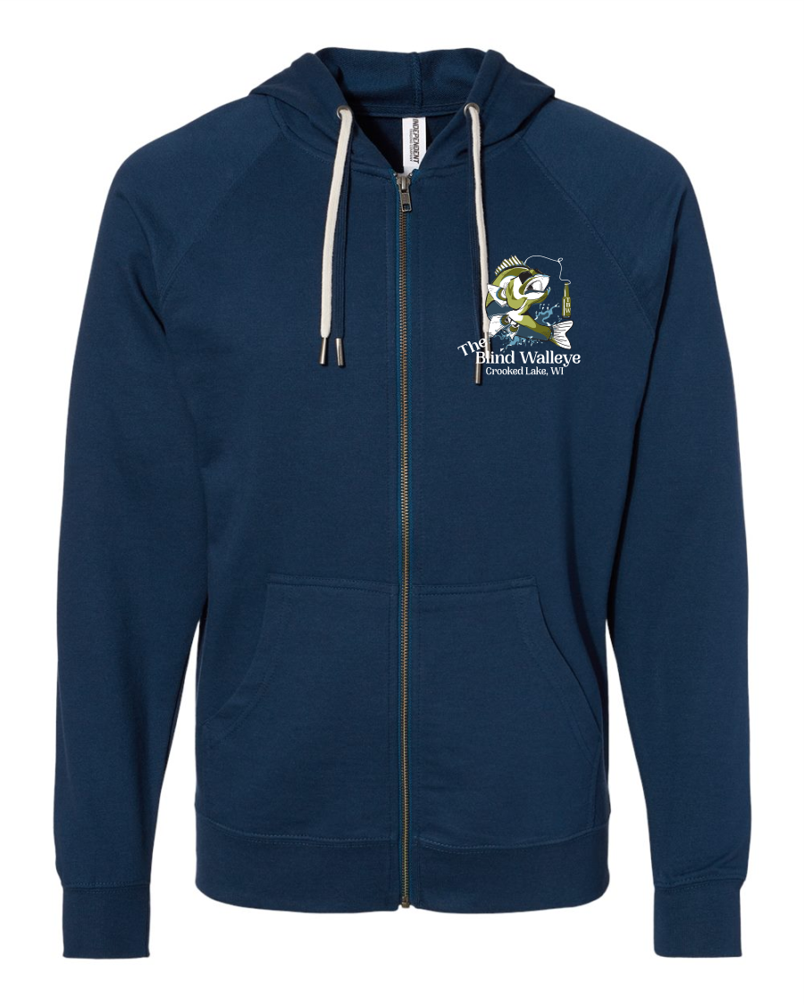 Blind Walleye Full Zip Sweatshirt (Lightweight)