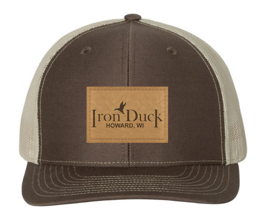 Iron Duck Hat Leather Patch