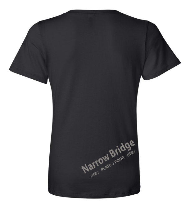 Narrow Bridge Ladies V-Neck Employee T-Shirt