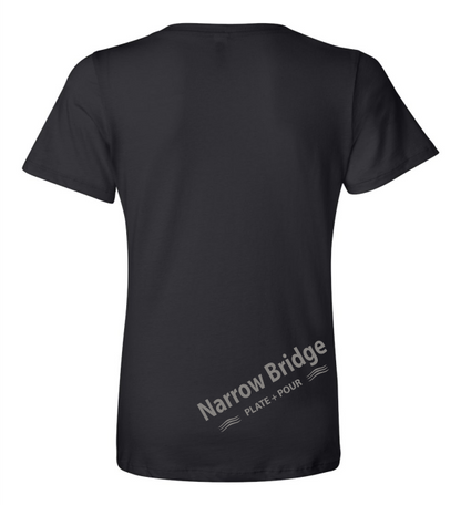 Narrow Bridge Ladies V-Neck Employee T-Shirt
