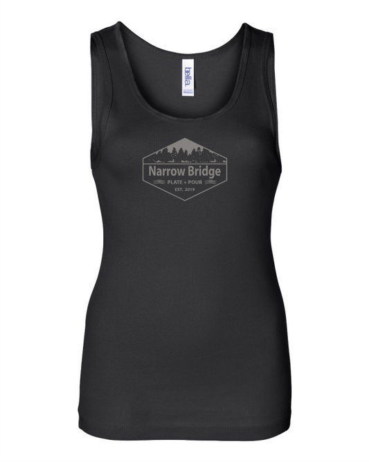 Narrow Bridge Ladies Ribbed Tank Top