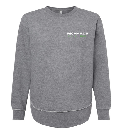 Richards Crewneck Tunic Sweatshirt - Ladies w/FULL BACK Printing