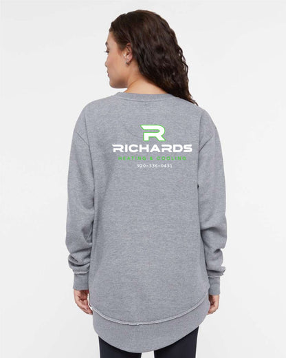 Richards Crewneck Tunic Sweatshirt - Ladies w/FULL BACK Printing