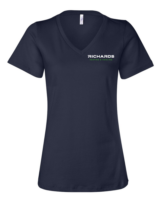 Richards Ladies Relaxed Fit V-Neck T-Shirt
