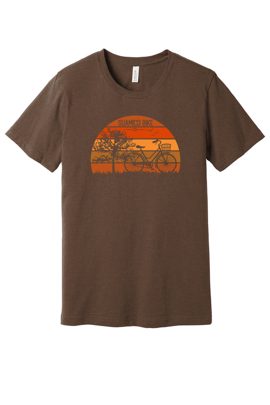 Suamico Bike Full Color Sunset T-Shirt