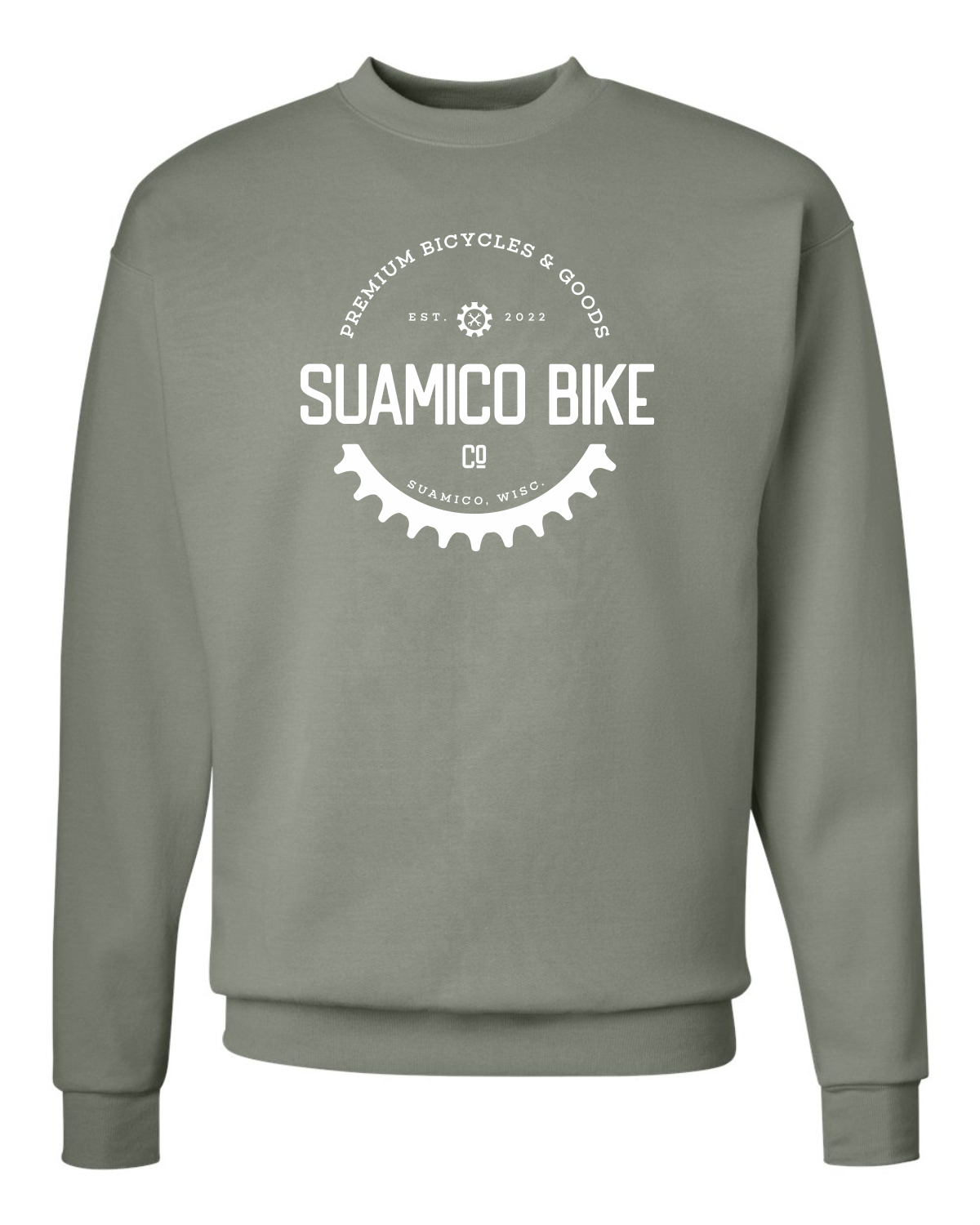 Suamico Bike Gear Logo Crewneck Sweatshirt