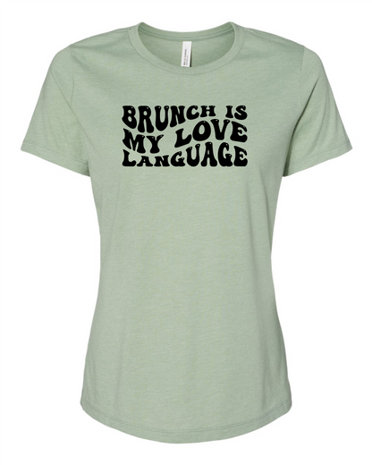 The Creamery Love Language T-Shirt (Ladies)