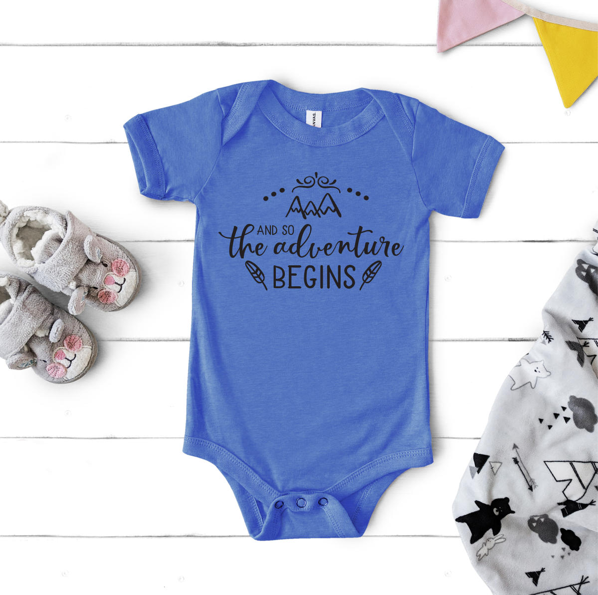 The Adventure Begins Infant Onesie