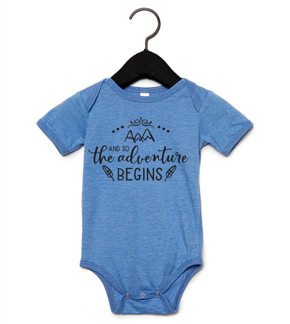 The Adventure Begins Infant Onesie