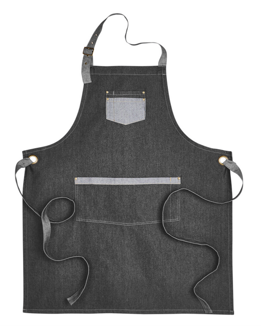 Iron Duck Contrast Denim Bib Apron