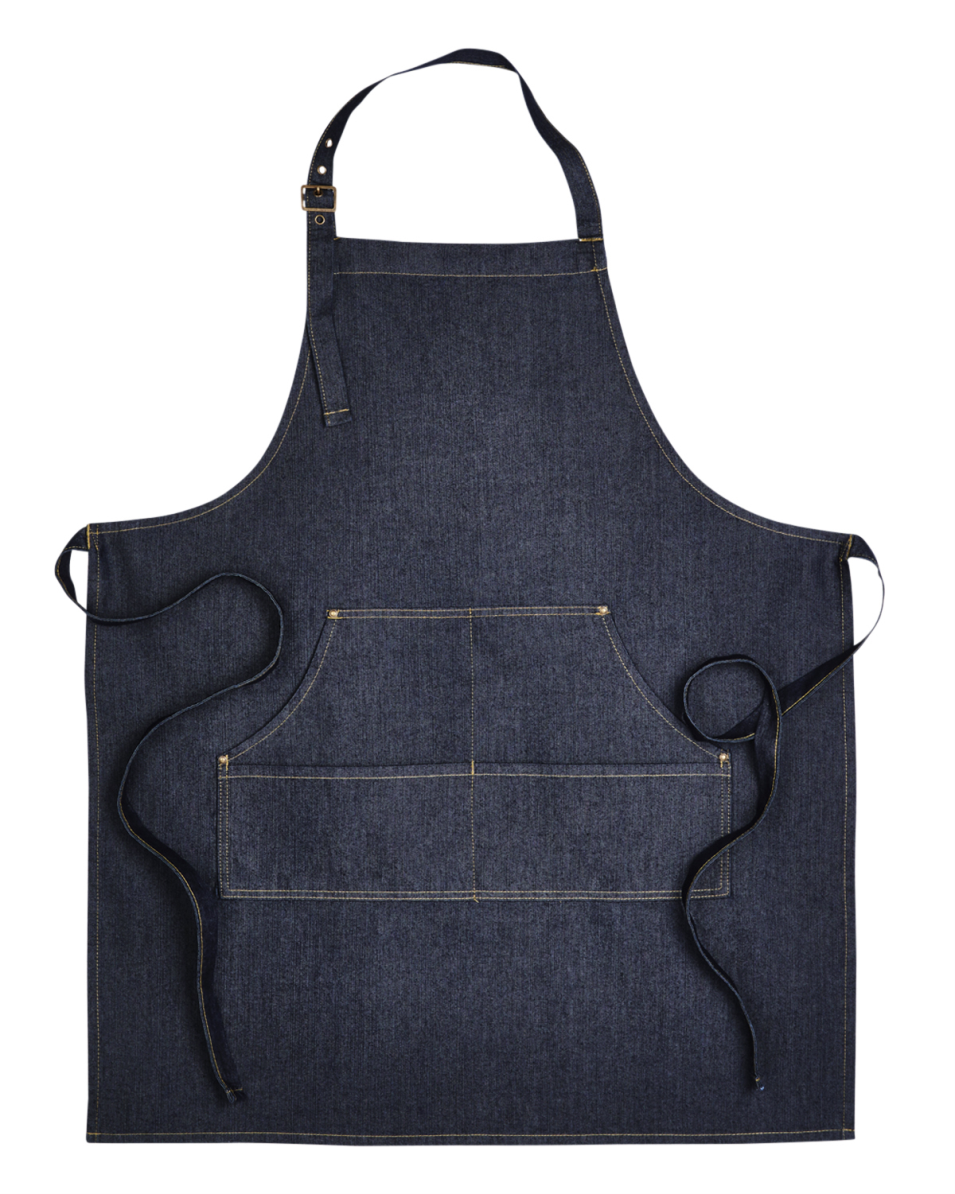 Iron Duck Jeans Stitch Denim Bib Apron